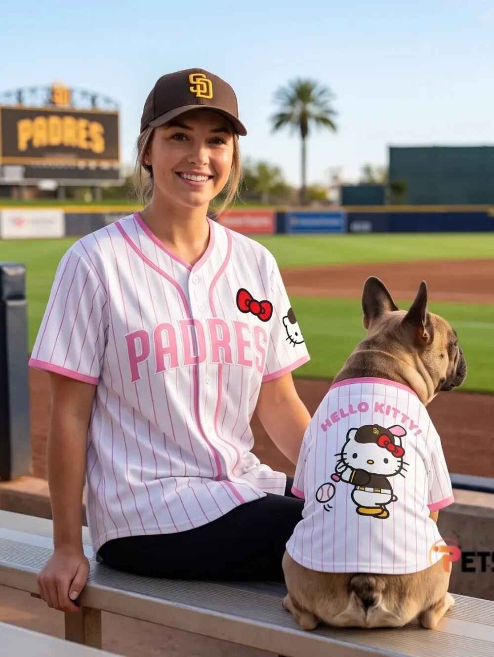 Hello Kitty Jersey San Diego Padres Adult Large 🌸 IN HAND NEW EXCLUSIVE